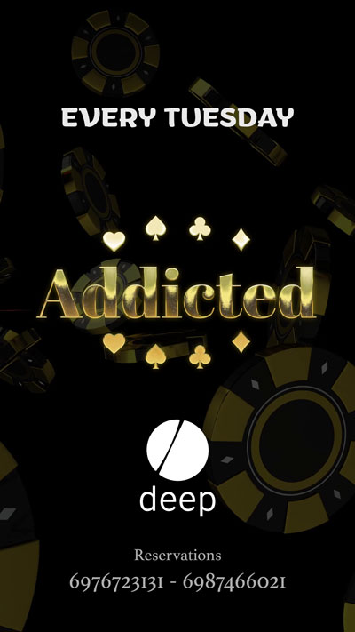 Deep Club Addicted Tuesdays event Νέο Ηράκλειο